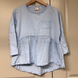 Anthropologie Cotton/Linen top